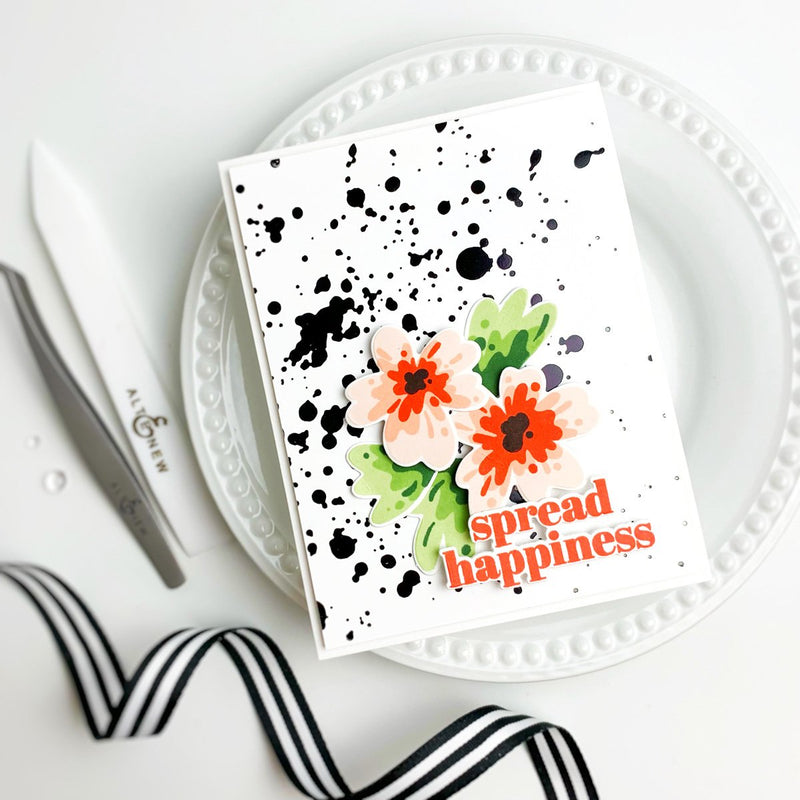 Spread Happiness With a Simple Hot Foil Background!
