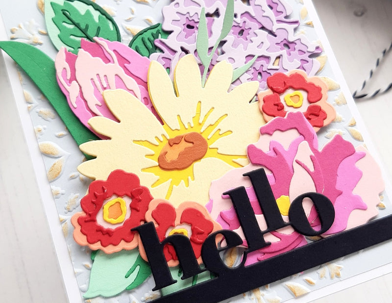 Two Stunning Bouquet Cards Using Craft-A-Flower Layering Die Sets