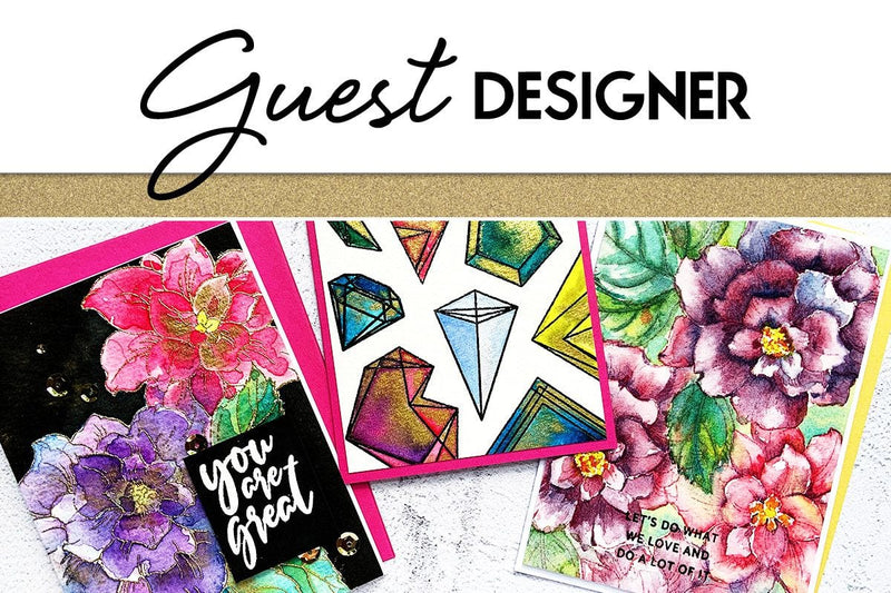 3 Beautiful Watercolored Cards – August 2020 Guest Designer: Alex Syberia