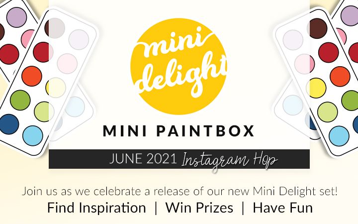 Yes!! A NEW Mini Delight: Mini Paintbox Stamp & Die Release | Instagram Hop + Giveaway!