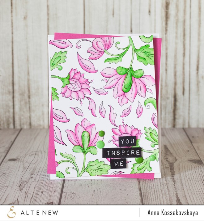 You inspire me card
