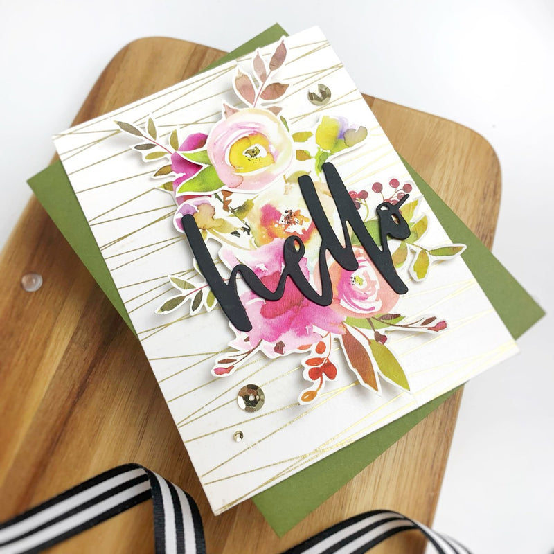 How to Create This Quick and Easy Washi Card