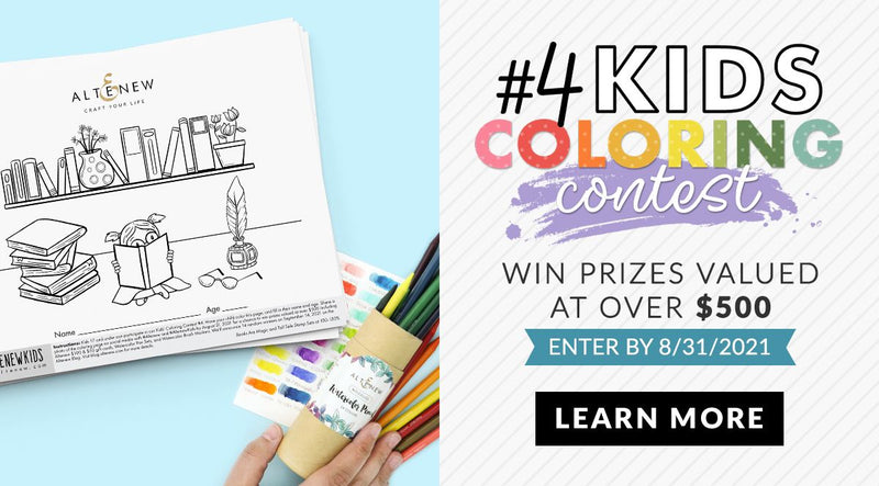 Your Kids and Grandkids Can Win Altenew Prizes in This Exciting Competition! Kids’ Coloring Contest