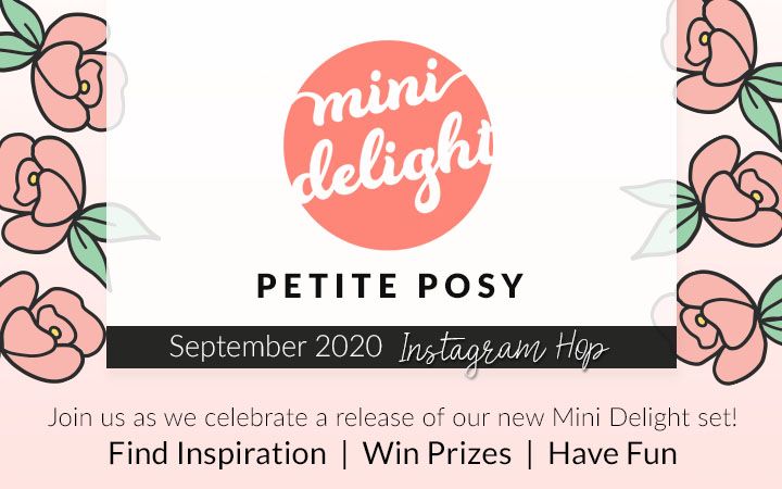 Yes!! A NEW Mini Delight: Petite Posy Stamp & Die Release | Instagram Hop + Giveaway!