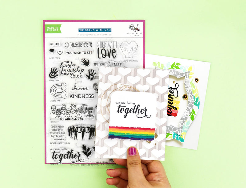 Stand With Us Against Injustice! New and Exclusive Stamp Set by The Stamping Village