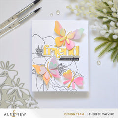 Creative Cuts: Zero-Waste Fluttering Fantasies Layering Die Set - Altenew