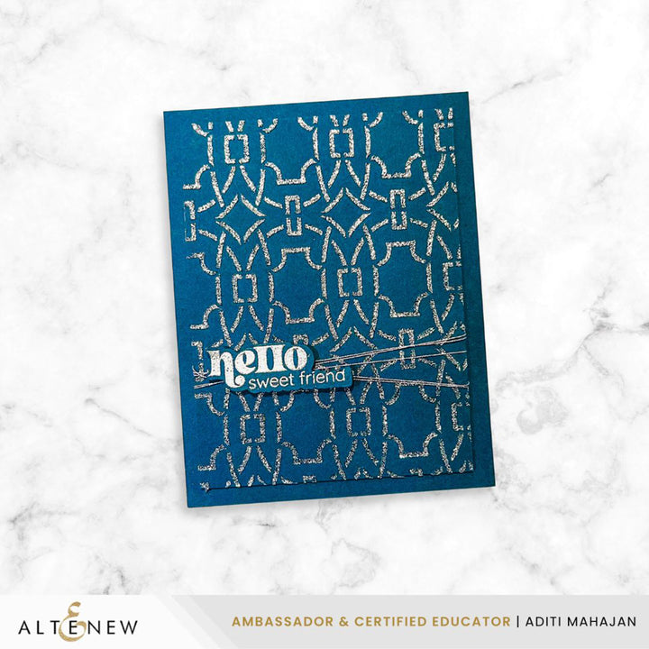Silver Glitter Relief Paste - Altenew
