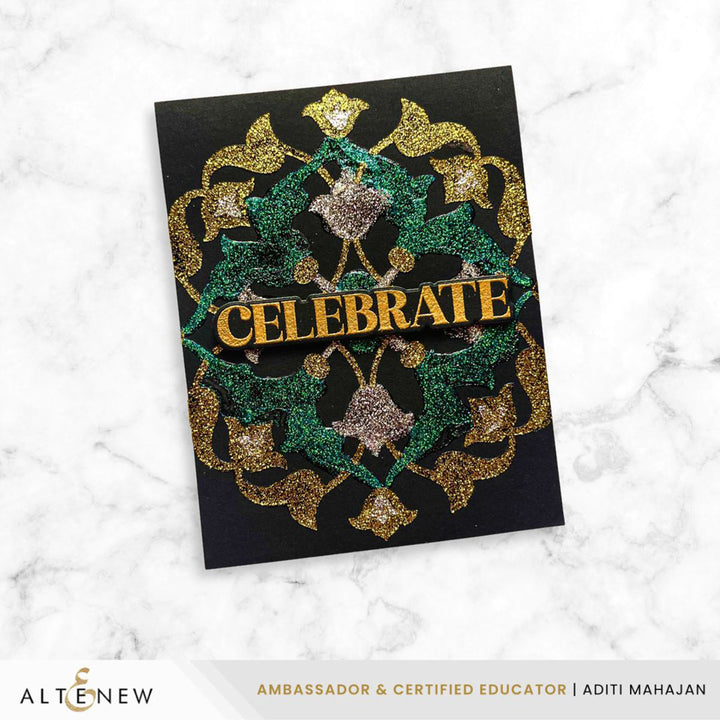 Gold Glitter Relief Paste - Altenew