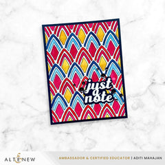 Pointweave Stencil - Altenew