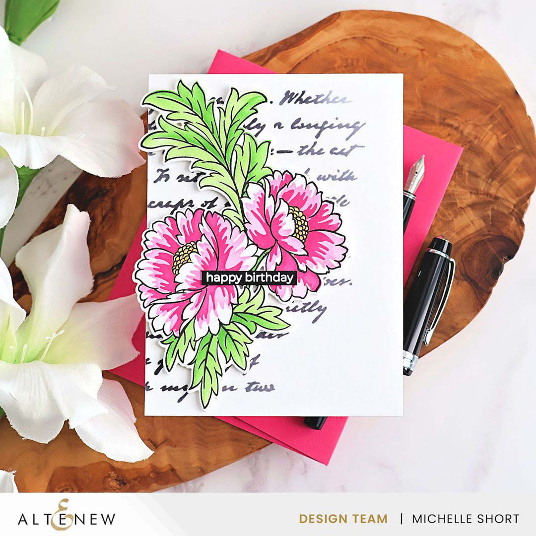Build-A-Garden: Scripted in Bloom & Add-on Die Bundle - Altenew