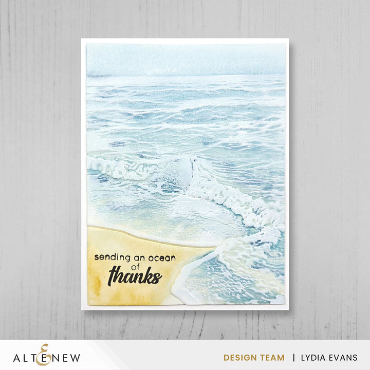 Whispering Waves 3D Embossing Folder - Altenew