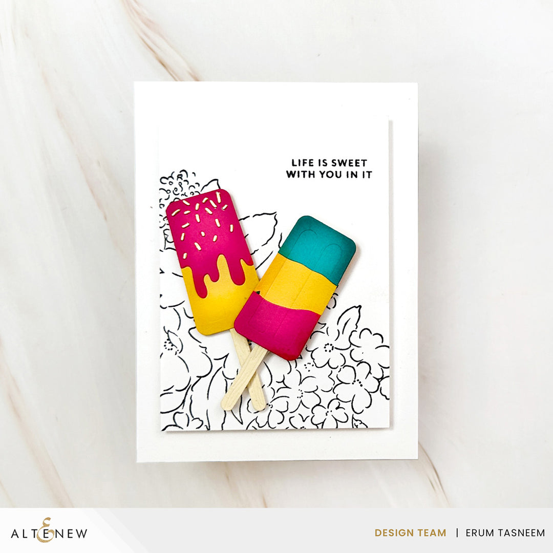 Mini Delight: Sweet Popsicles Stamp & Die Set