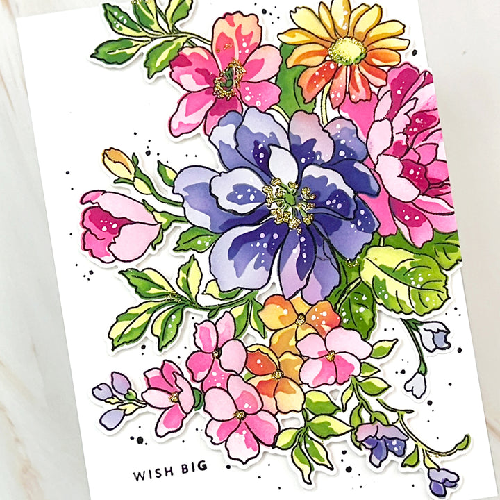 Altenew Build-A-Garden monthly subscription plan set with coordinated crafting supplies and garden-themed designs
