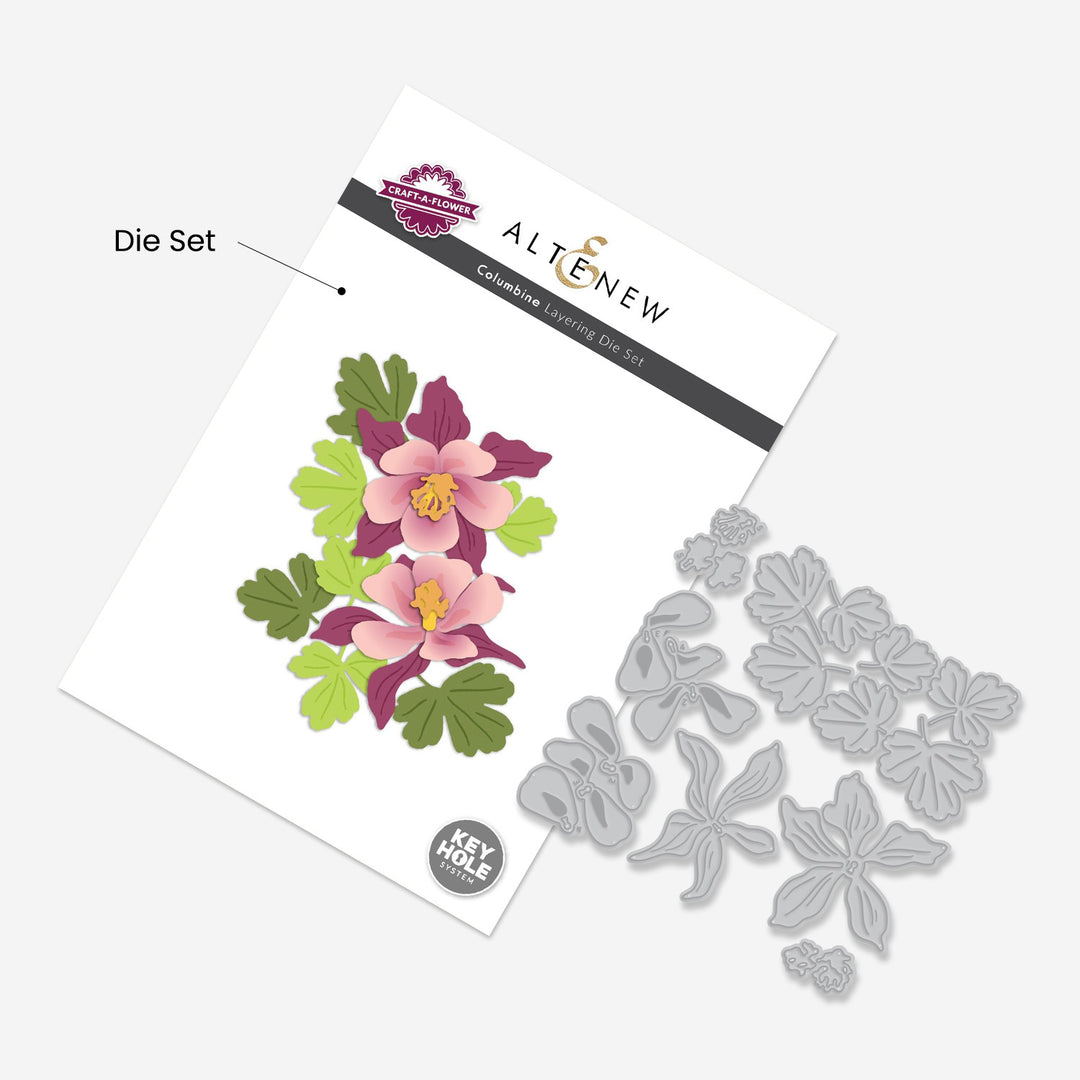 Altenew Craft-A-Flower monthly subscription plan flower dies for December 2026