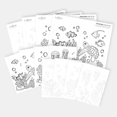 Printable Under The Sea Coloring Pages - Altenew