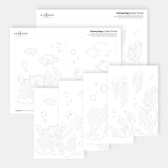 Printable Under The Sea Coloring Pages - Altenew