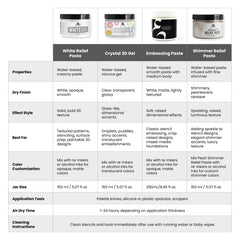 Shimmer Relief Paste - Burnished Platinum - Altenew