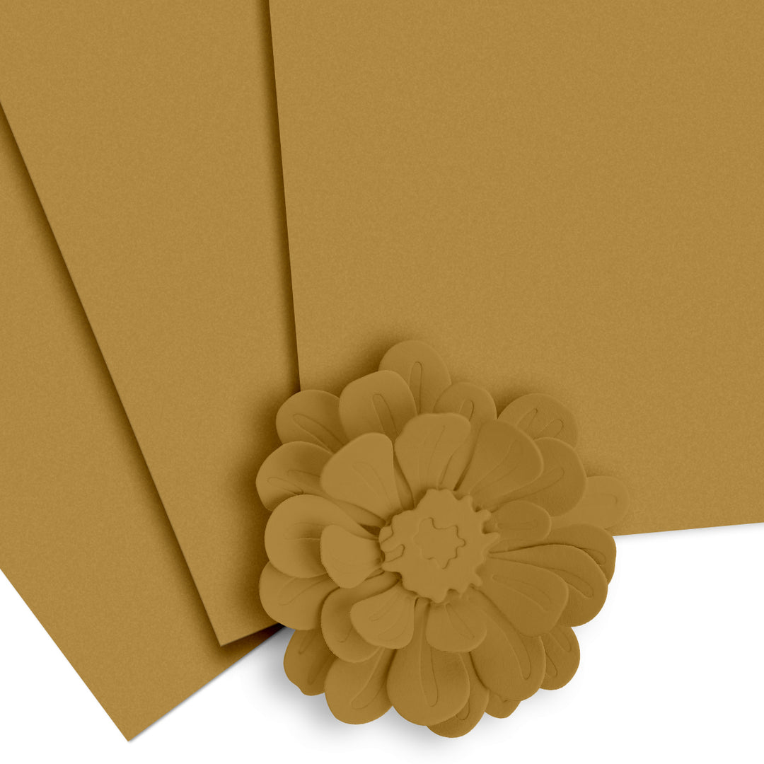 Crafty Necessities: Green Gold Cardstock (10 sheets/set) - Altenew
