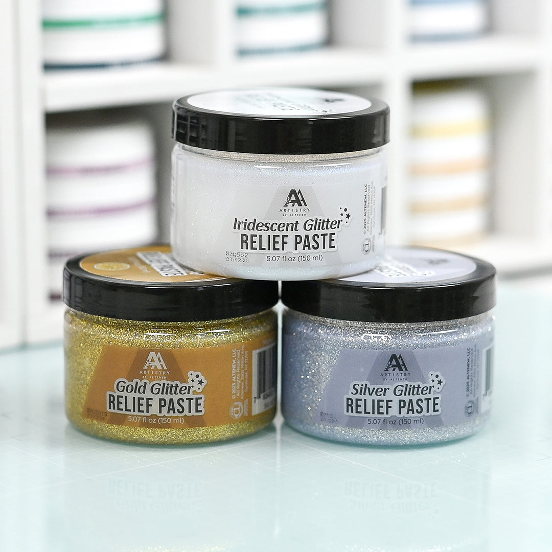 Iridescent Glitter Relief Paste - Altenew