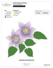 Craft-A-Flower: Clematis Layering Die Set - Altenew