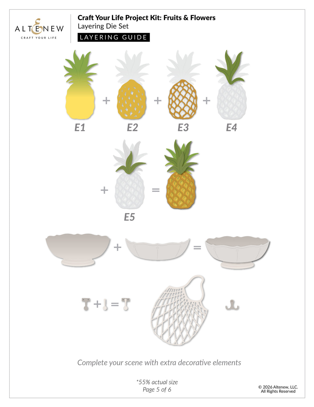 Craft Your Life Project Kit: Fruits & Flowers - Altenew