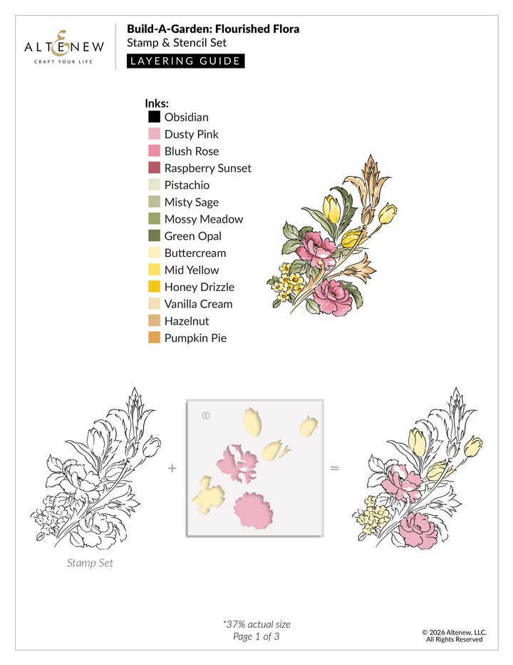 Build-A-Garden: Flourished Flora - Altenew