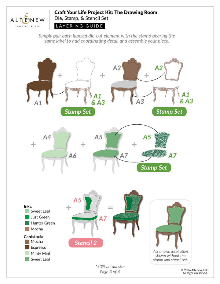 Craft Your Life Project Kit: The Drawing Room - Altenew