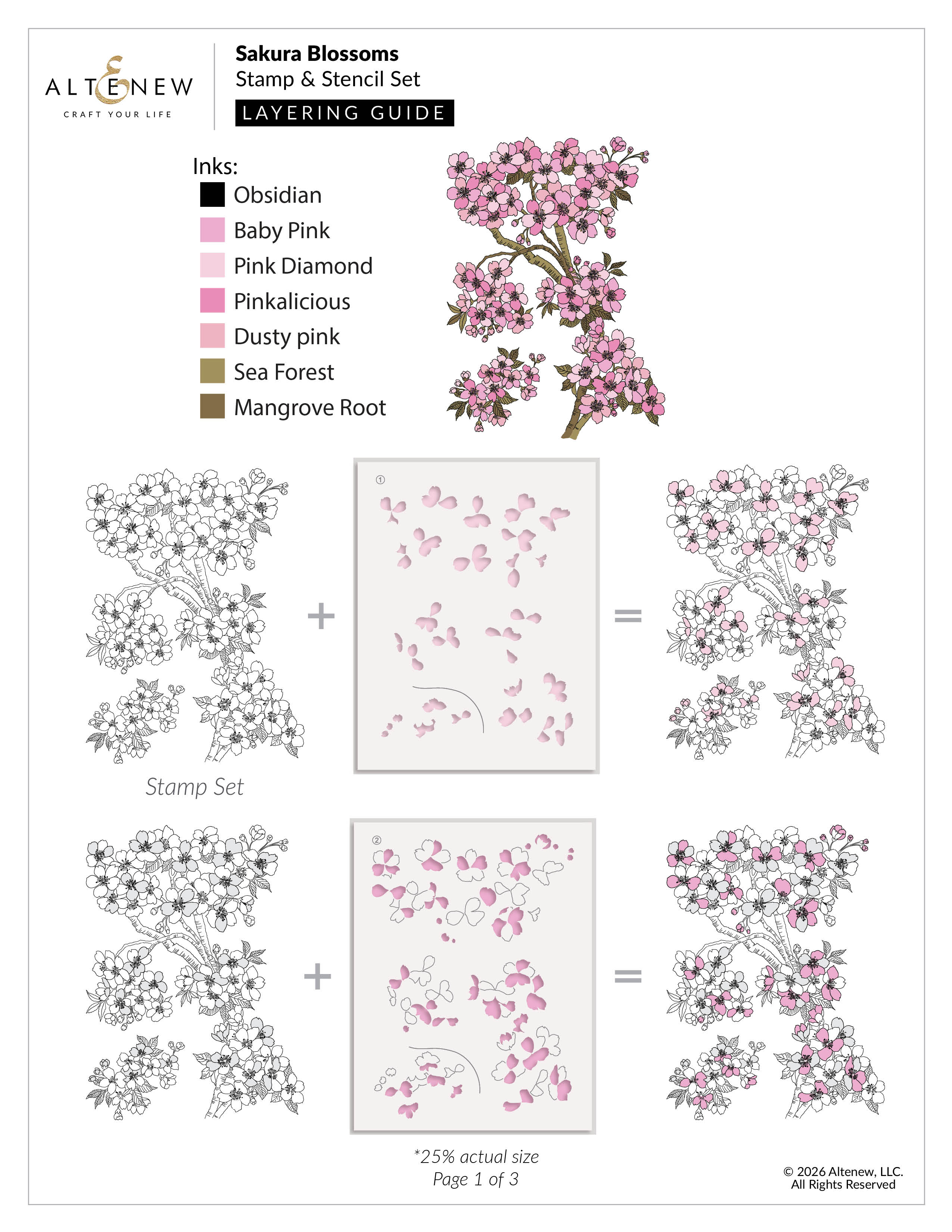 Sakura Blossoms - Altenew
