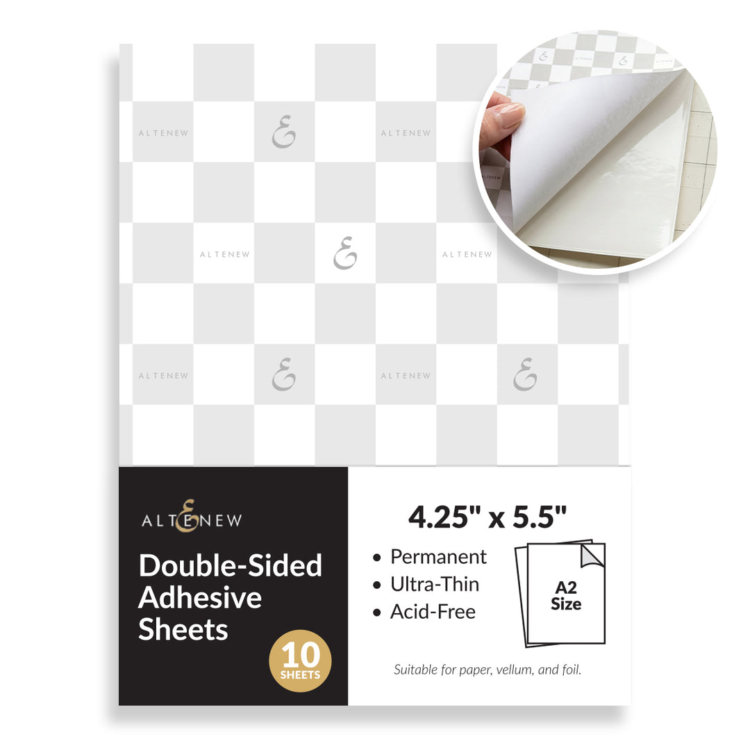 Double-sided Adhesive Sheets - 4.25" x 5.5" (10 sheets/set) - Altenew