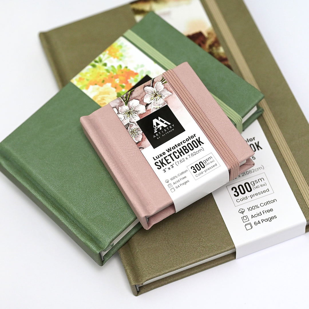 Luxe Watercolor Sketchbooks - The Full Collection - Altenew