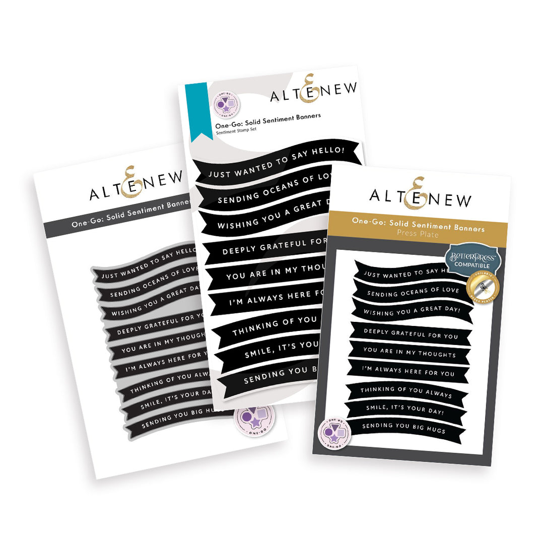 Solid Sentiments Starter Bundle - Altenew