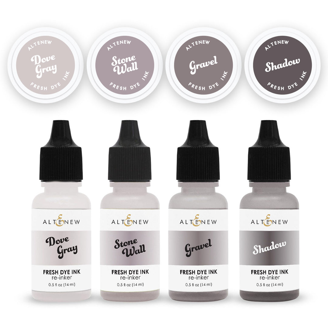 Tranquil Reflections Fresh Dye Ink Mini Pods & Reinker Bundle
