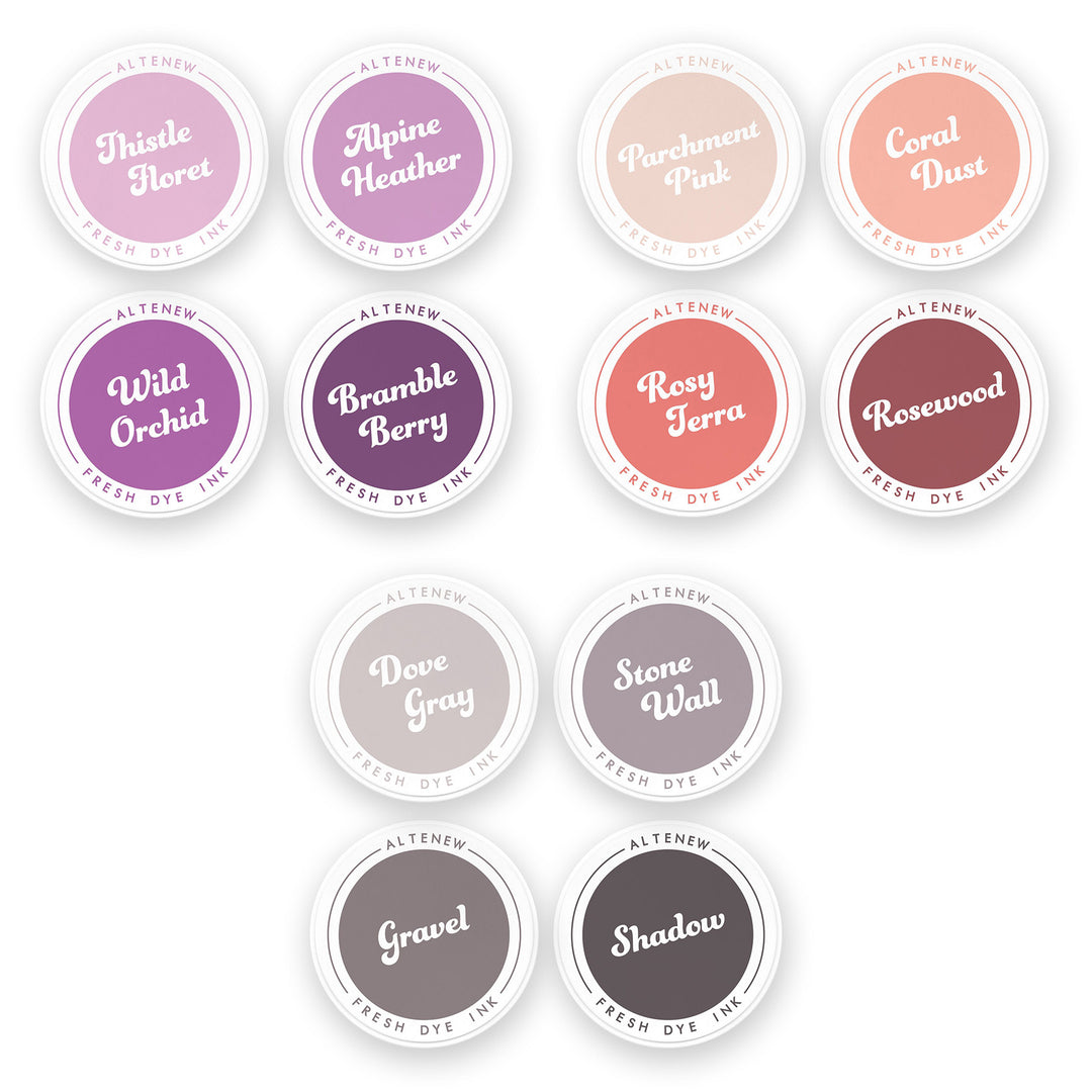 Soft Earth & Bloom Fresh Dye Ink Bundle