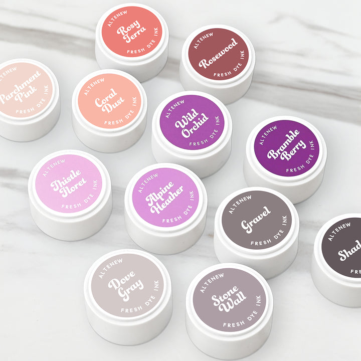 Soft Earth & Bloom Fresh Dye Ink Mini Pods Bundle