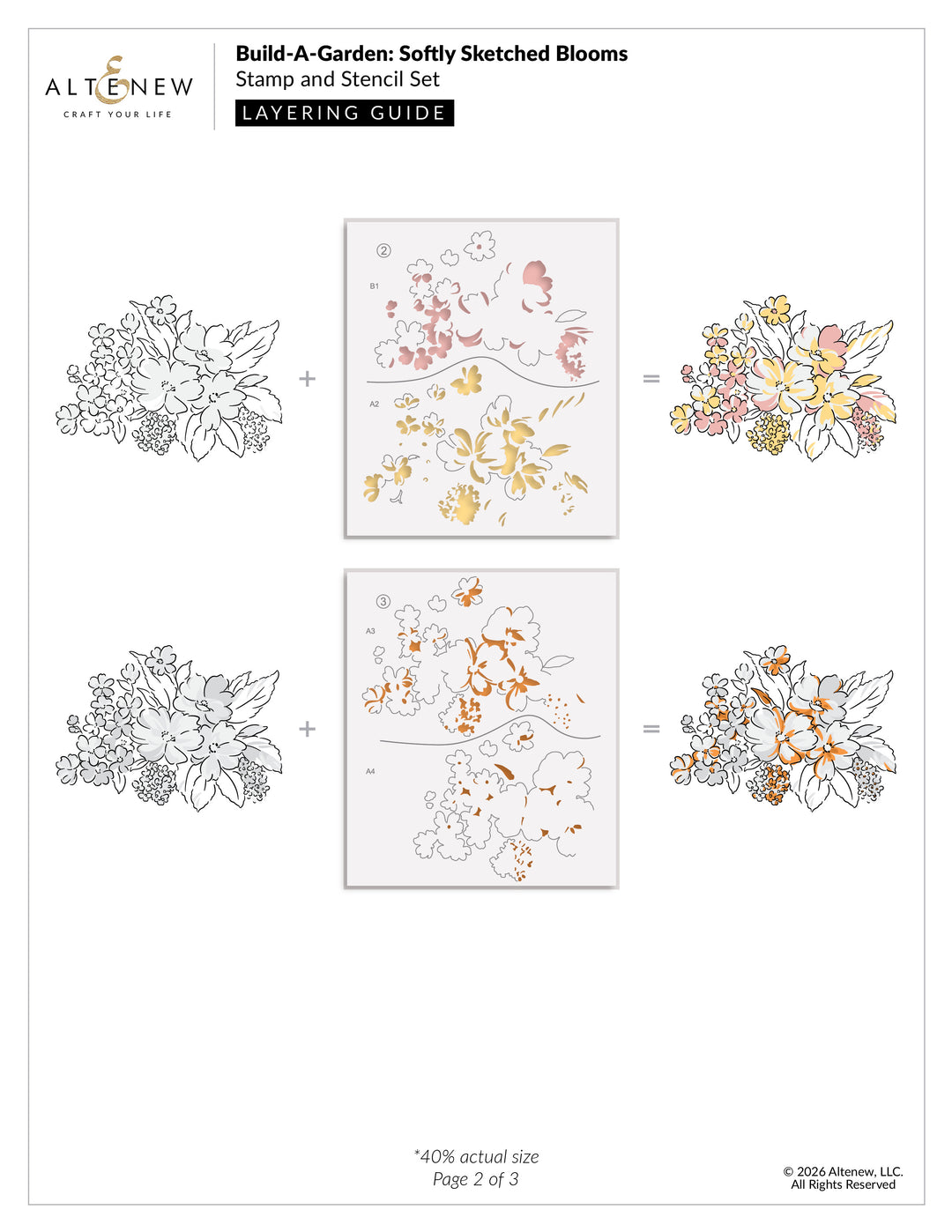Build-A-Garden: Softly Sketched Blooms