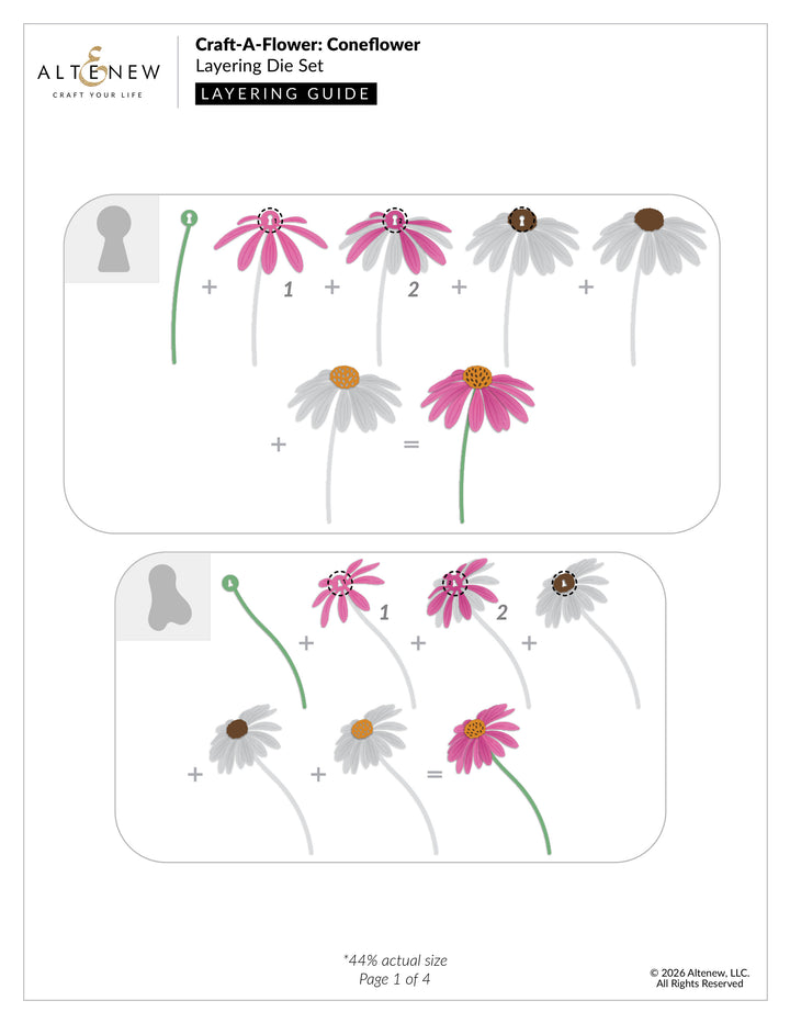 Craft-A-Flower: Coneflower Layering Die Set