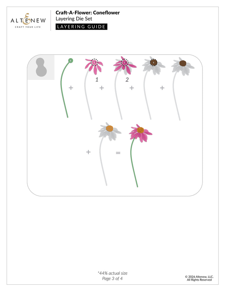 Craft-A-Flower: Coneflower Layering Die Set
