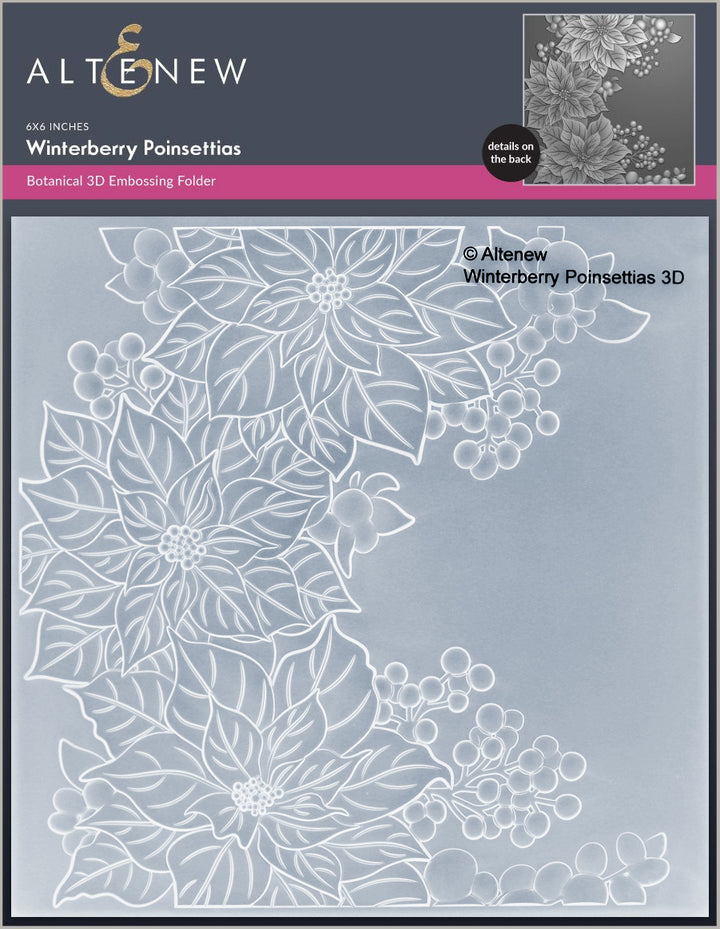 Winterberry Poinsettias - Altenew