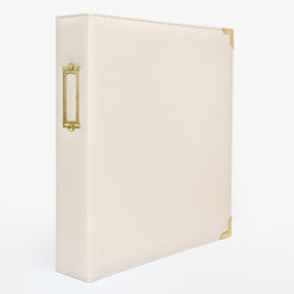 9x12 Three-Ring Album - Ivory