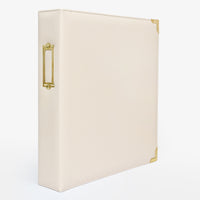 9x12 Three-Ring Card Album - Ivory
