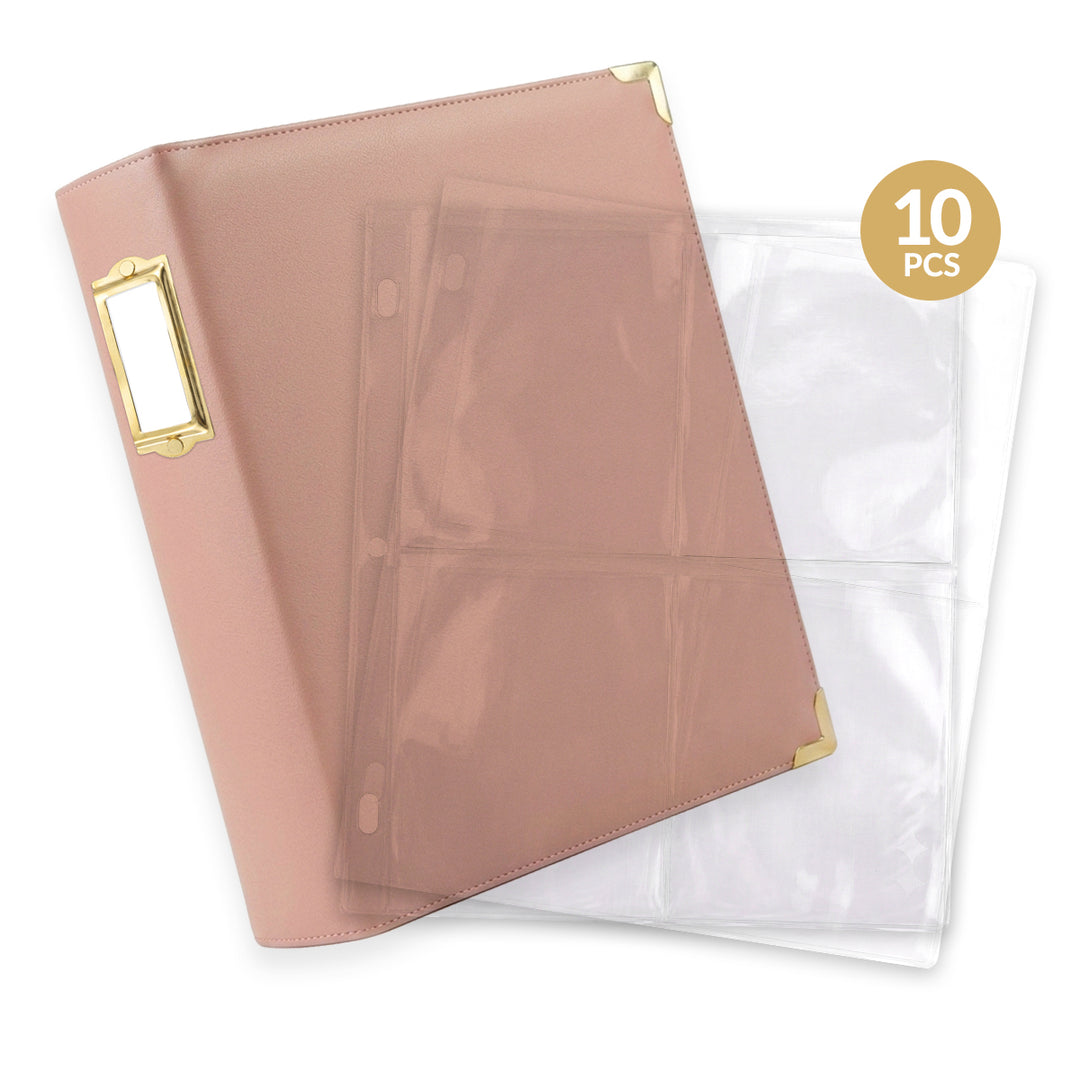 9x12 Three-Ring Album - Rouge