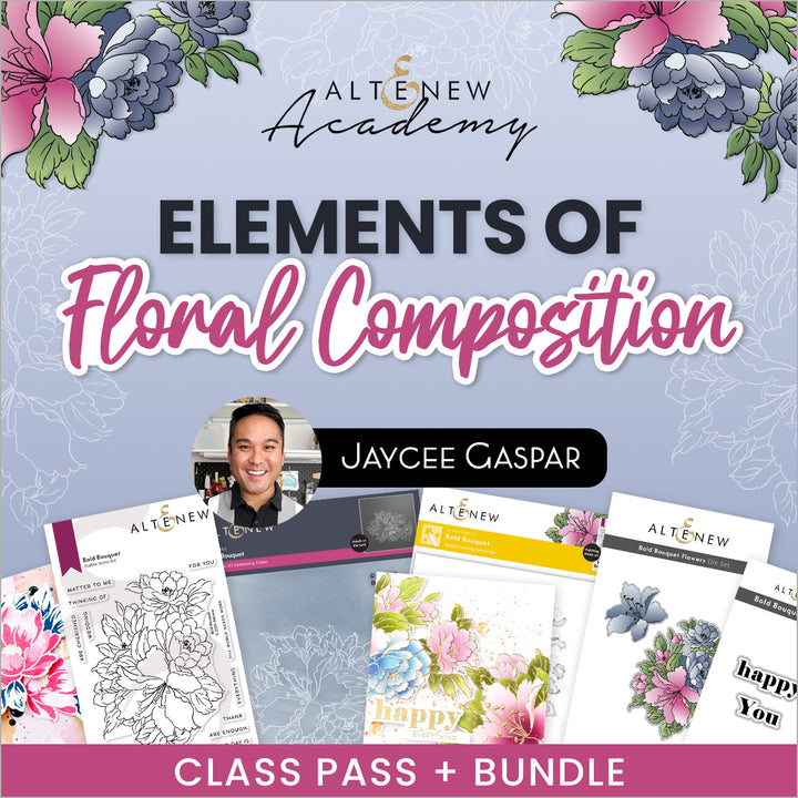 Elements of Floral Composition (Class Pass + Class Kit) - Altenew