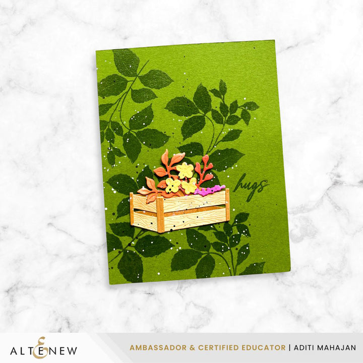 Mini Delight: Gardener's Corner Stamp & Die Set - Altenew
