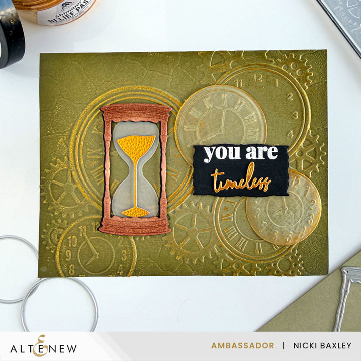 Traces of Yesterday 3D Embossing Folder - Altenew