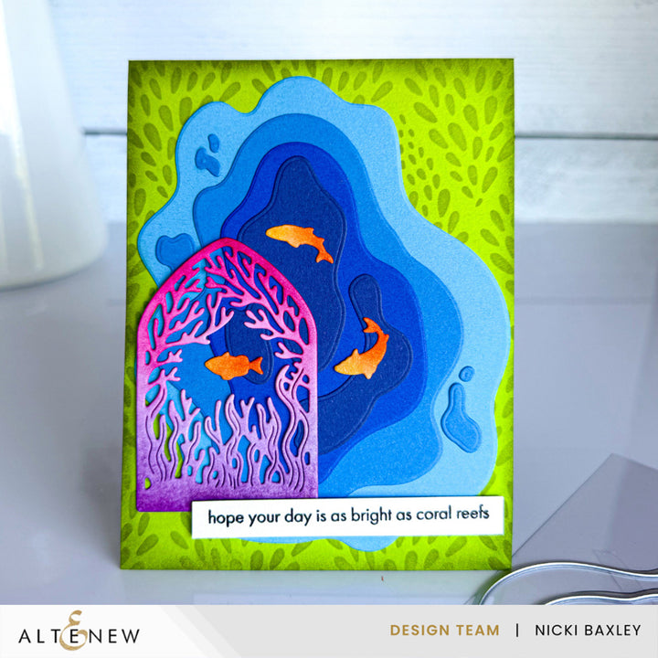 Flourishing Coral Stencil - Altenew
