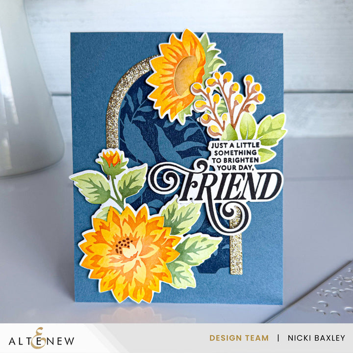 Stencil Art: Botanical Argyle & Add-on Die Bundle