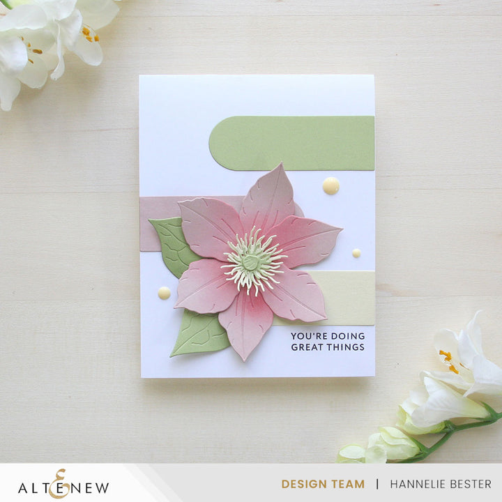 Craft-A-Flower: Clematis Layering Die Set - Altenew