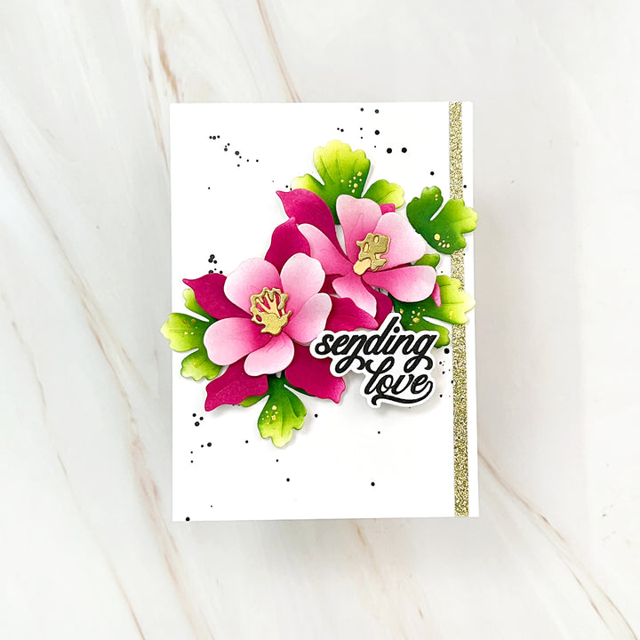 Altenew Ultimate Subscription Plan release bundle featuring Columbine-themed craft products