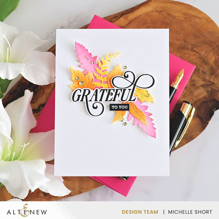 Creative Cuts: EZ Arrangement Antique Leaves Layering Die Set - Altenew