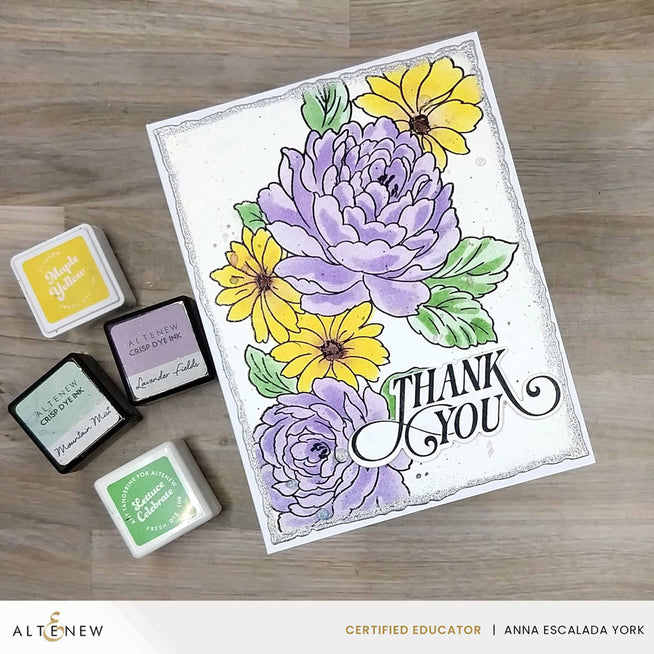Cascading Flowers Stamp Set - Altenew